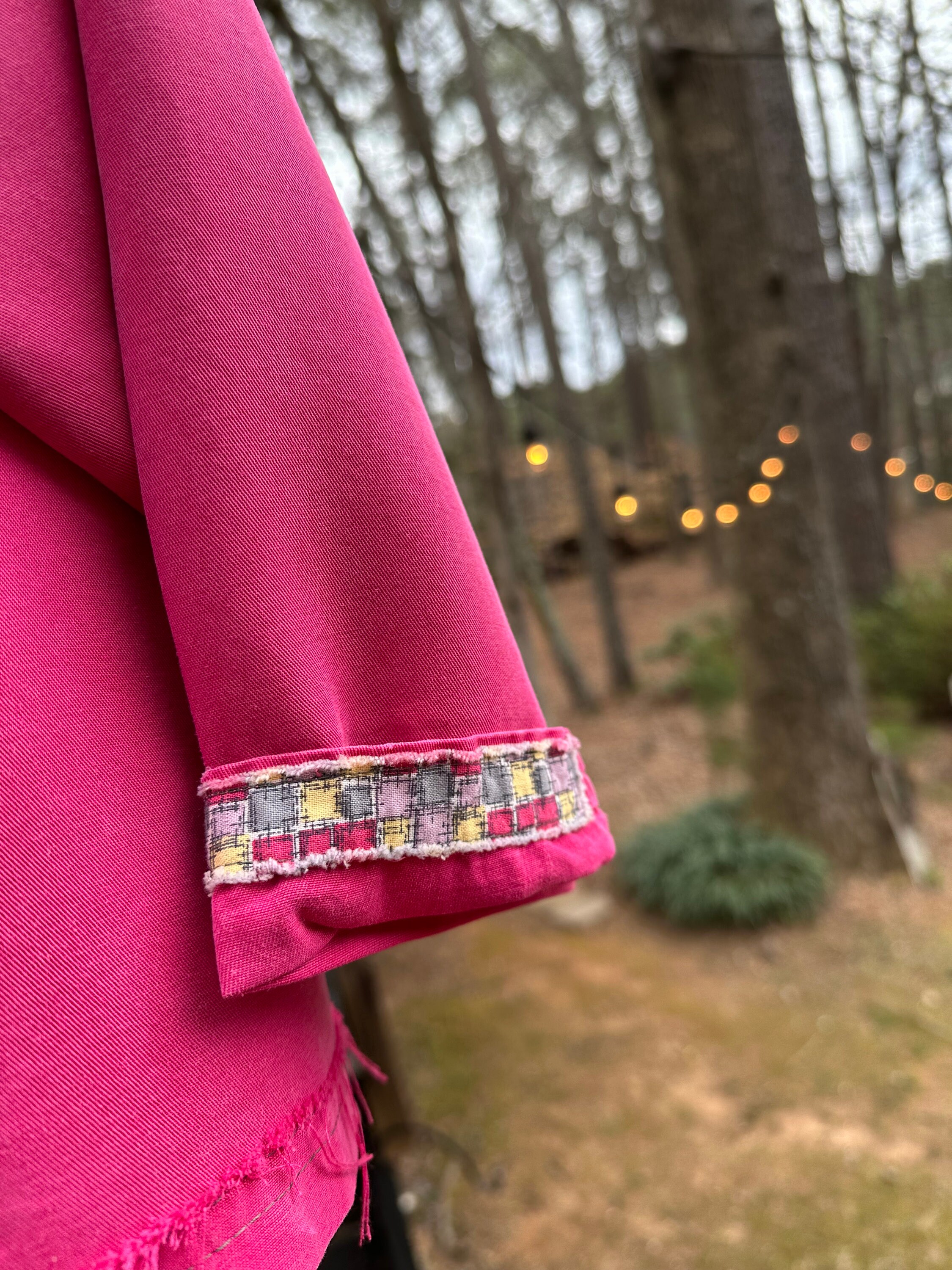 Prettiest in Pink Cropped Shacket, Deep Dusty Pink Boho Style Statement ...