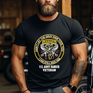 US Military Shirt - Military Hoodie - Military Gift Shirt - Military Gift - Funny Retired US Army Ranger Veteran US Military Veteran T-Shirt