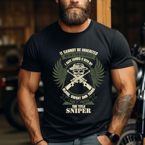 Military Gift Shirt - Military T-Shirt - Military Hoodie - Military Gift - Patriotic Gift - Military Sniper T-Shirt