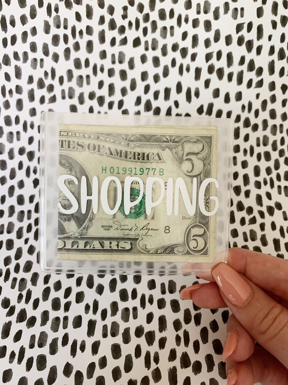 Mini Clear Cash Envelopes Custom Vinyl Cash Envelopes Dave Etsy