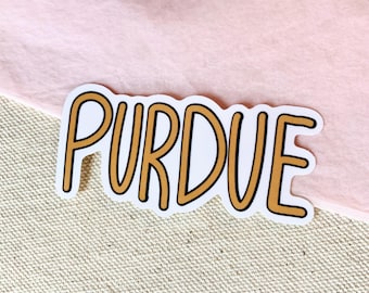 Purdue Sticker | College Sticker | University Sticker | Boilermaker Sticker