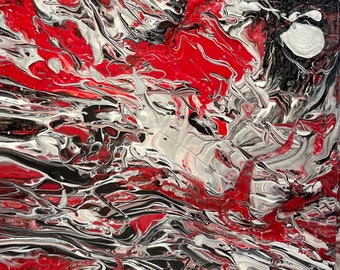Custom 8x10 Pour Painting