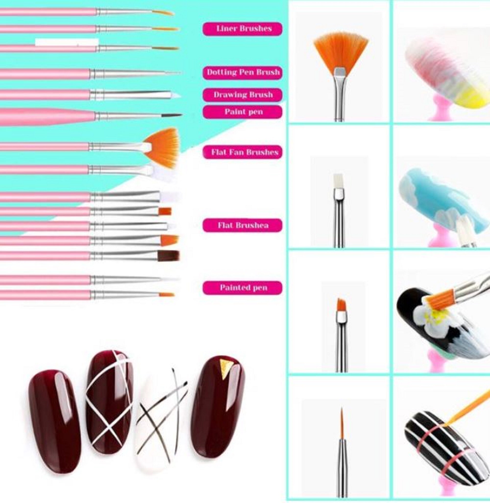 Nail Accessories Coffin Nail Nail Tech Tools Bulk Press On Etsy