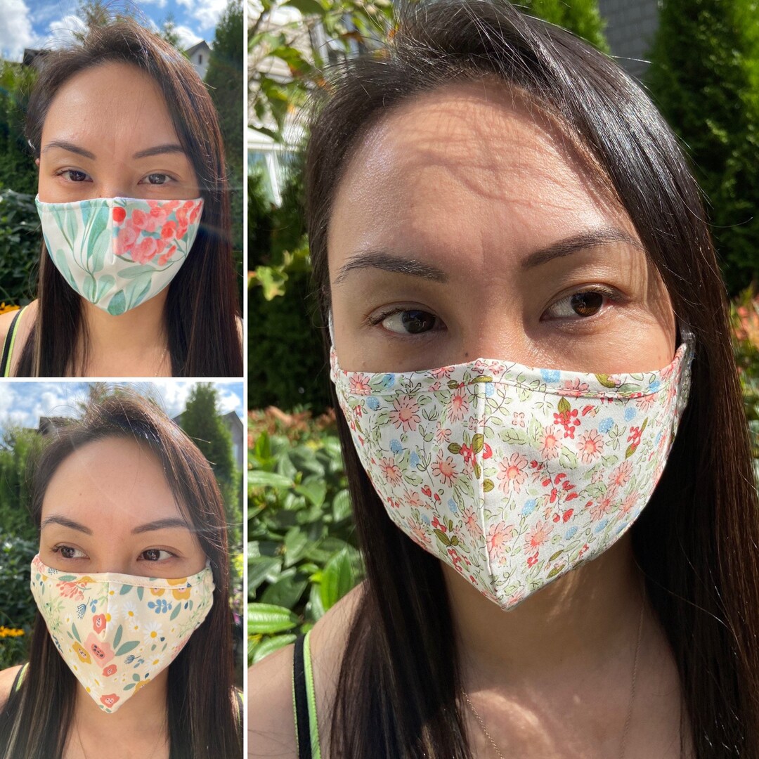 Face Mask Canada, Washable, Reusable, Breathable, Nose Wire, Cotton