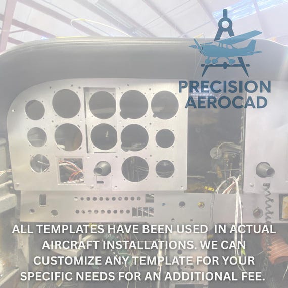 Cessna 172N Instrument Panel CAD File (recessed Dual G5) - Etsy