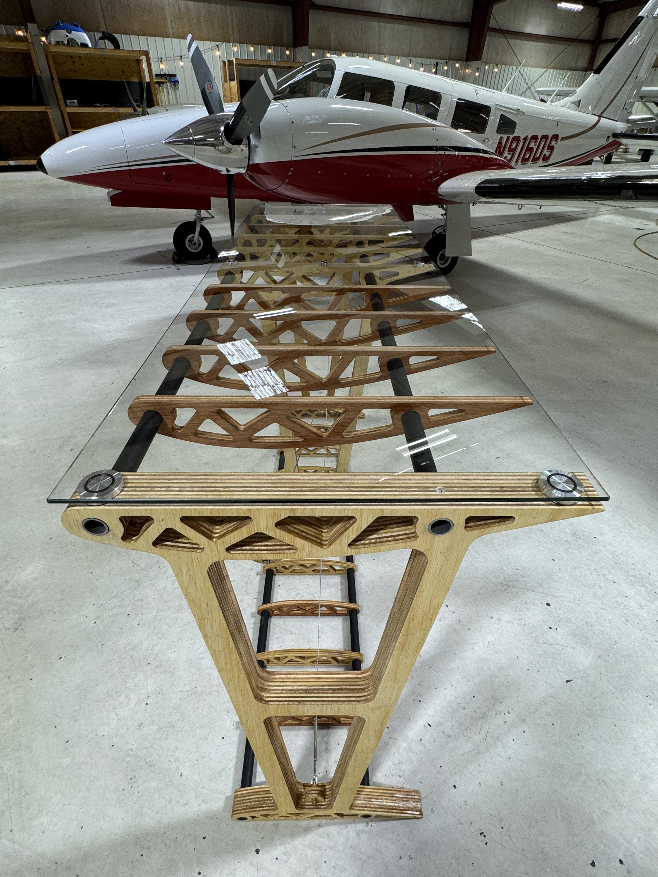 CNC File for Airplane Wing Rib High Top Table DXF - Etsy