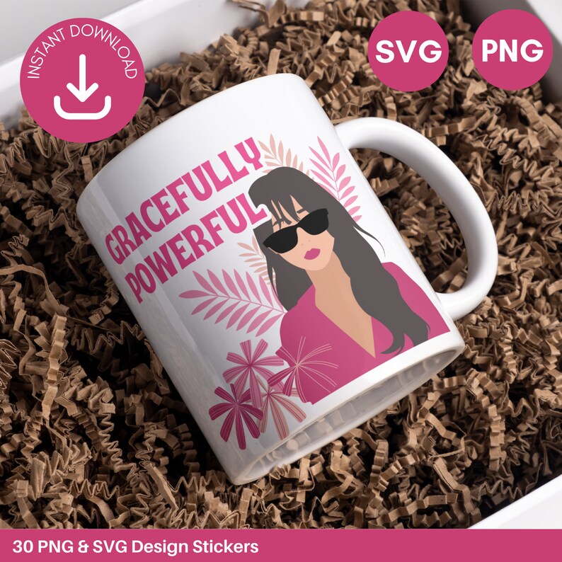 Boss Babe Stickers SVG Girl Boss PNG Sticker Women Empowerment Sticker ...