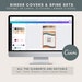 Editable Boho Binder Covers and Spines, Teacher Organization (canva ...