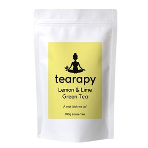Tearapy Lemon And Lime Sencha Green Tea | 100g Premium Organic Loose Leaf Green Tea