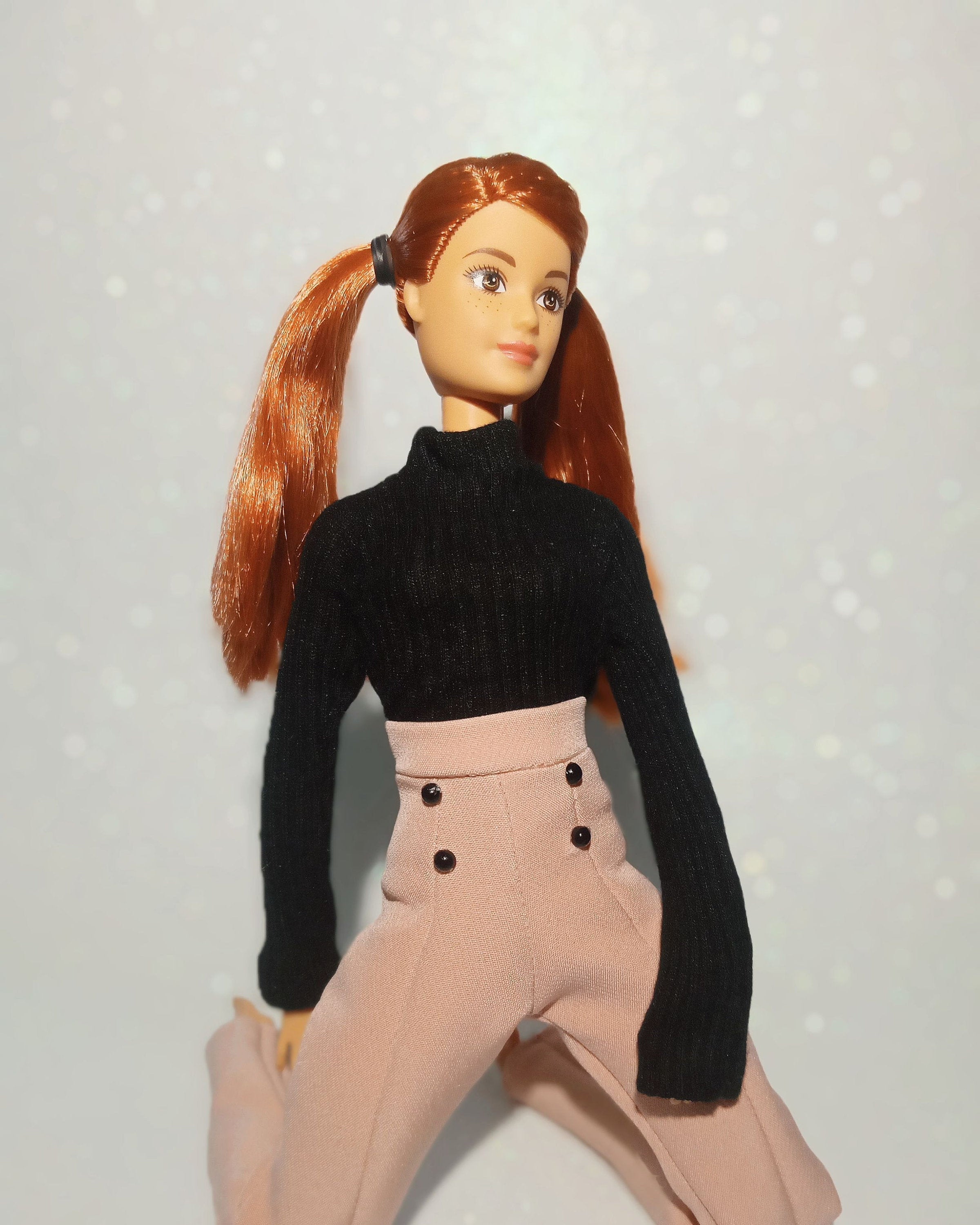 Pink Barbie pants. Barbie doll clothes. Barbie clothes. Pants Etsy