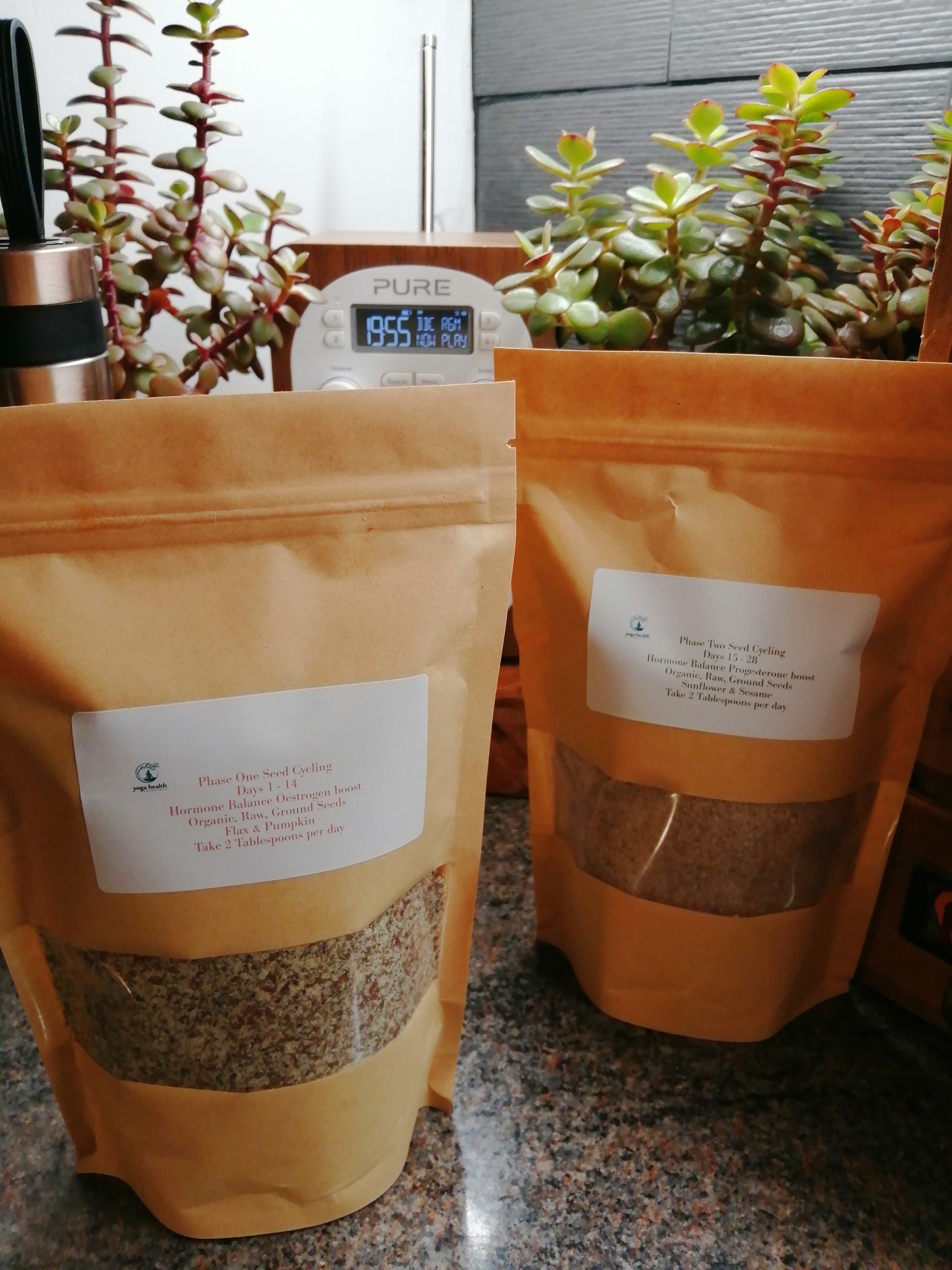 Seed Cycling Kits 1 month's supply of organic raw ground Etsy