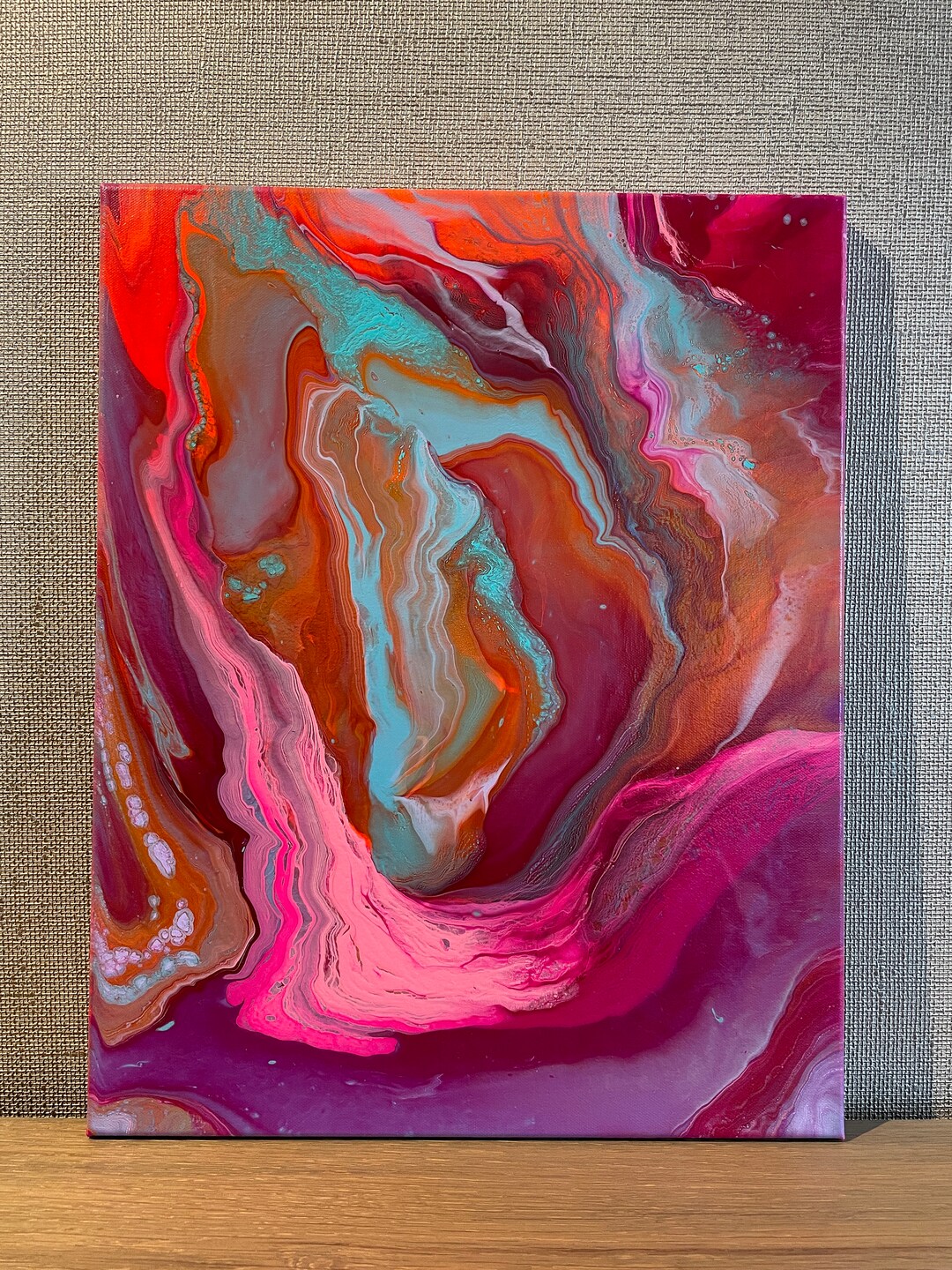 Contemporary Art Acrylic Painting Home Decor Wall Hanging Etsy