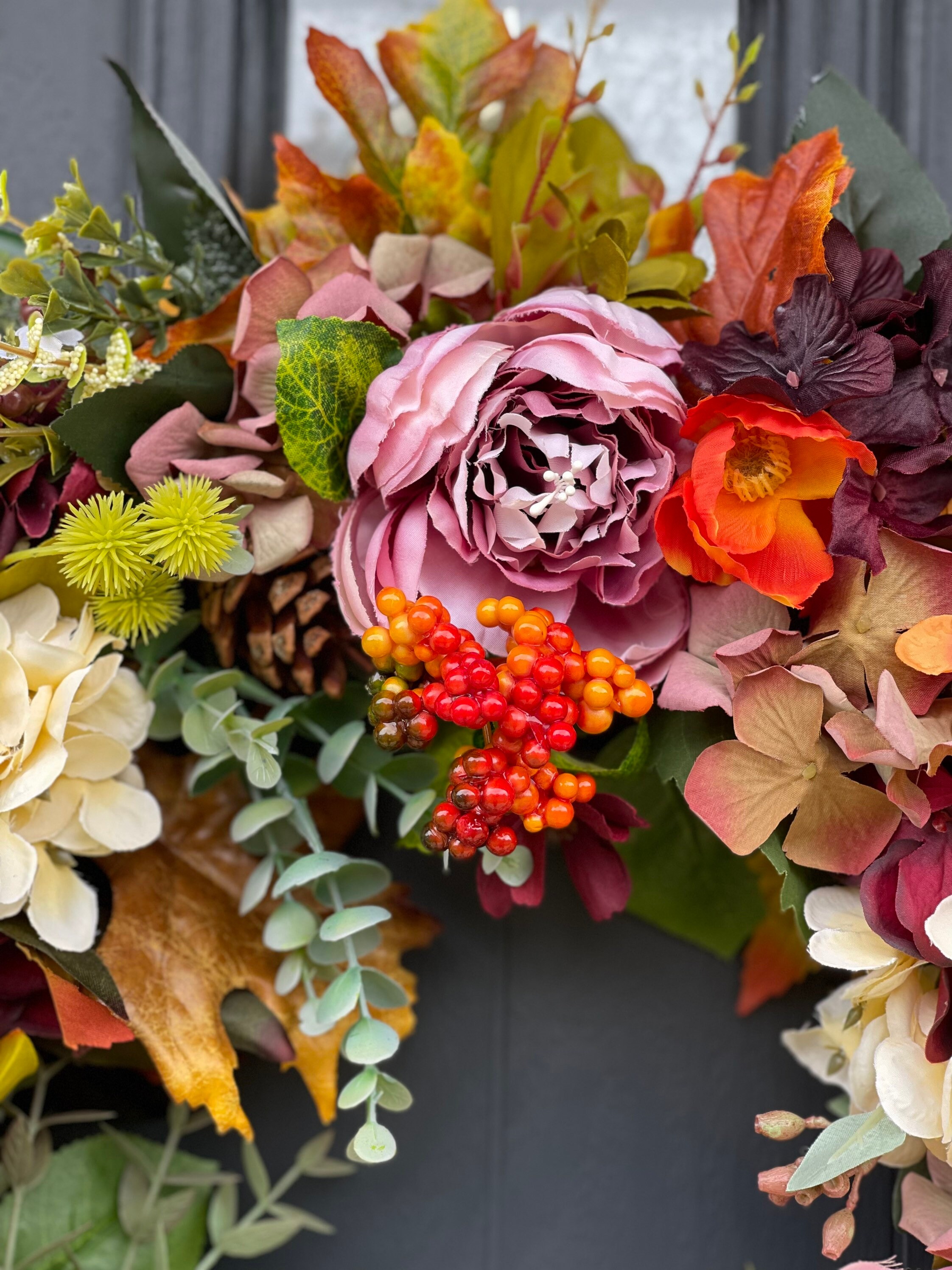 Large Autumn wreath Etsy