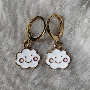 Boucles d'oreilles nuage