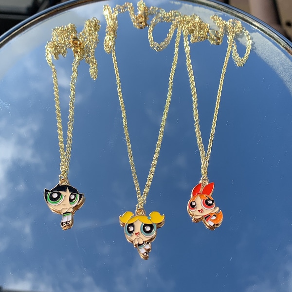 Power Puff Girls Necklaces