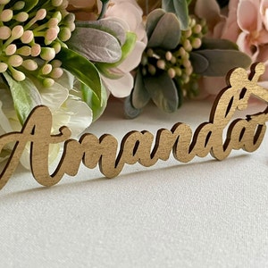 Segnaposto Nautico Personalizzati - Biglietto di Nozze di Ancoraggio in Legno - Biglietti da Seduta - Decorazione Personalizzata per Feste - Nome Taglio Laser - Tema Marinaio