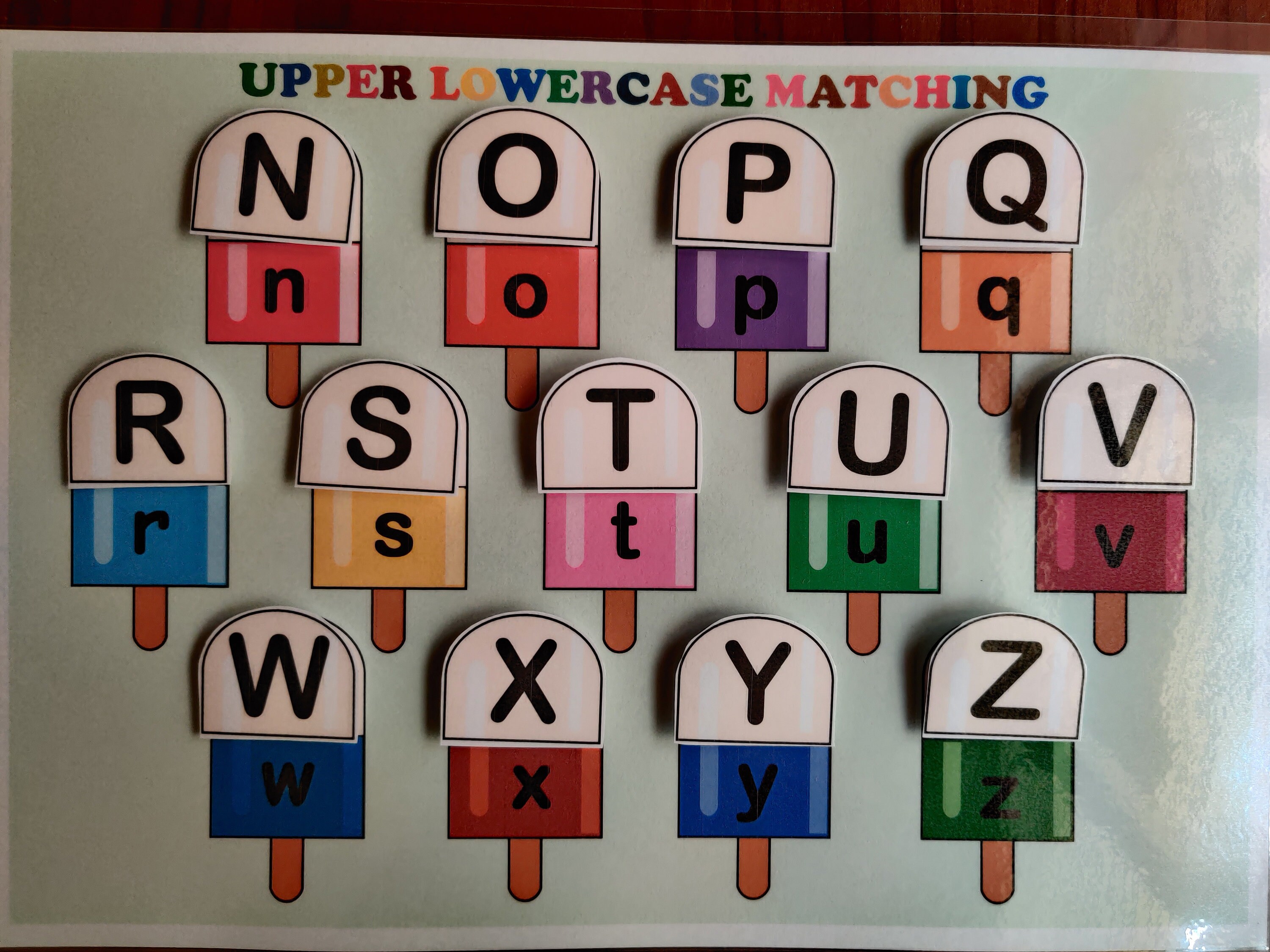 alphabet matching activity upper lowercase matching busy etsy