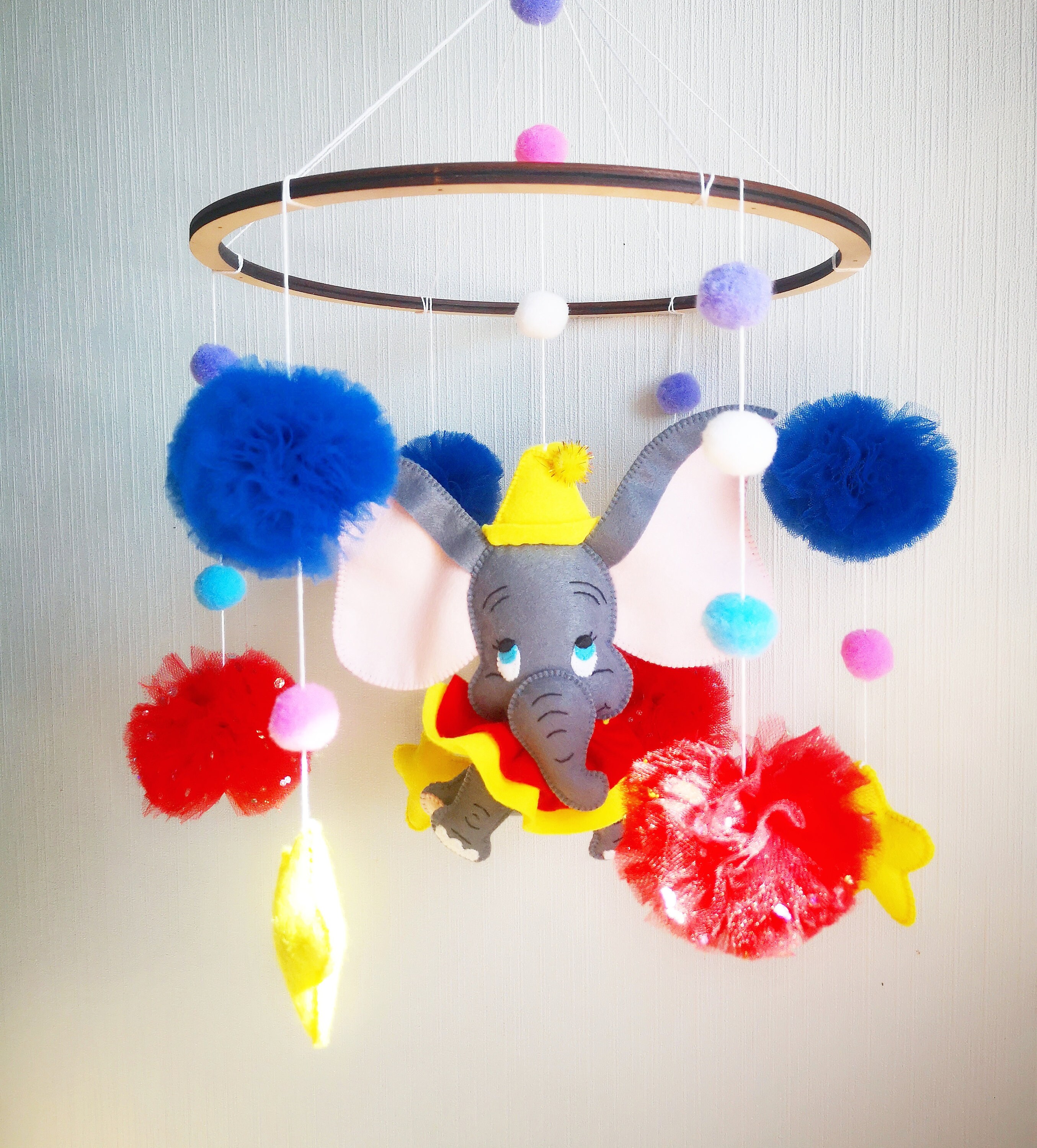 Dumbo baby mobile Disney Baby mobile Dumbo Nursery decor Etsy