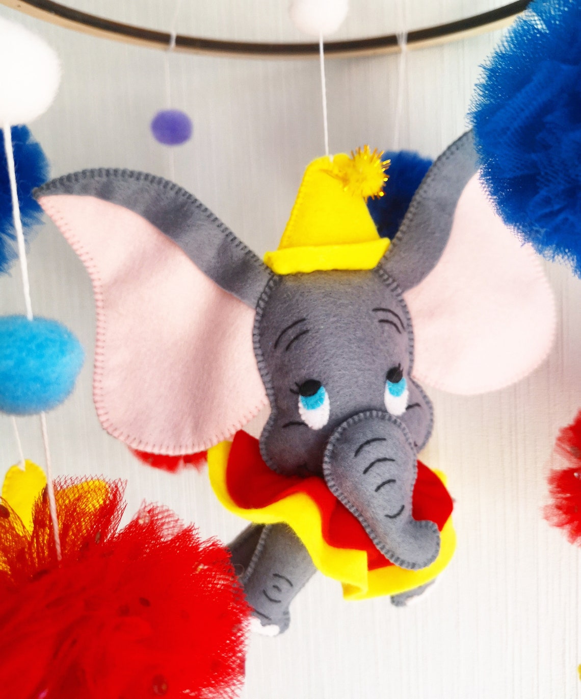 Dumbo baby mobile Disney Baby mobile Dumbo Nursery decor Etsy