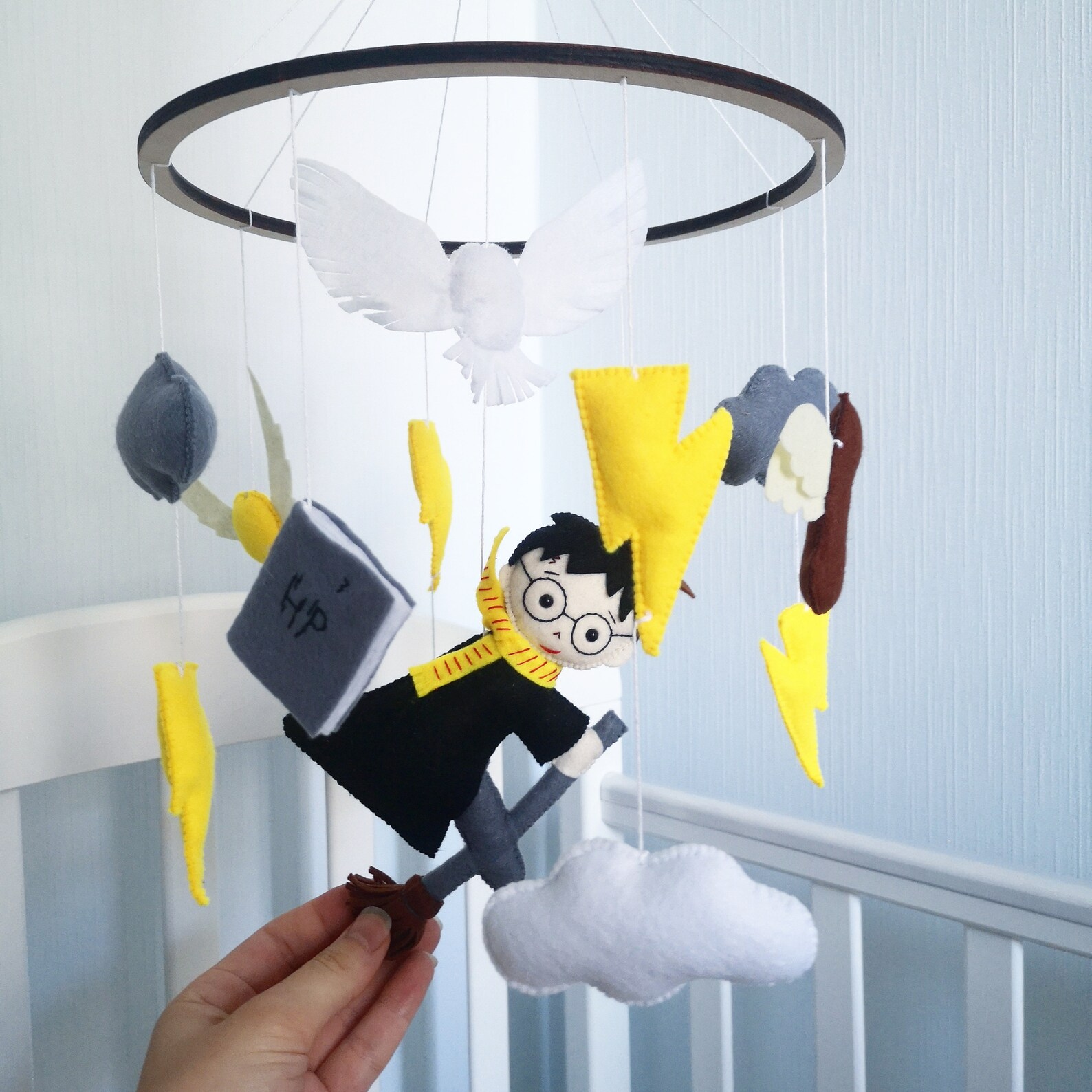 Harry potter crib mobile Harry Potter baby mobile Harry Etsy