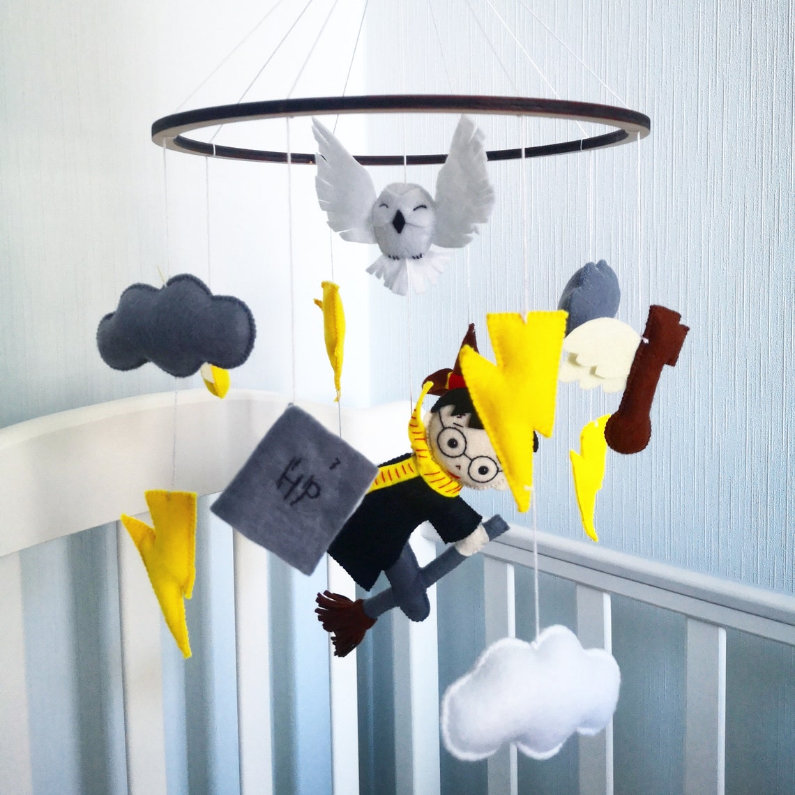 Harry potter crib mobile Harry Potter baby mobile Harry Etsy