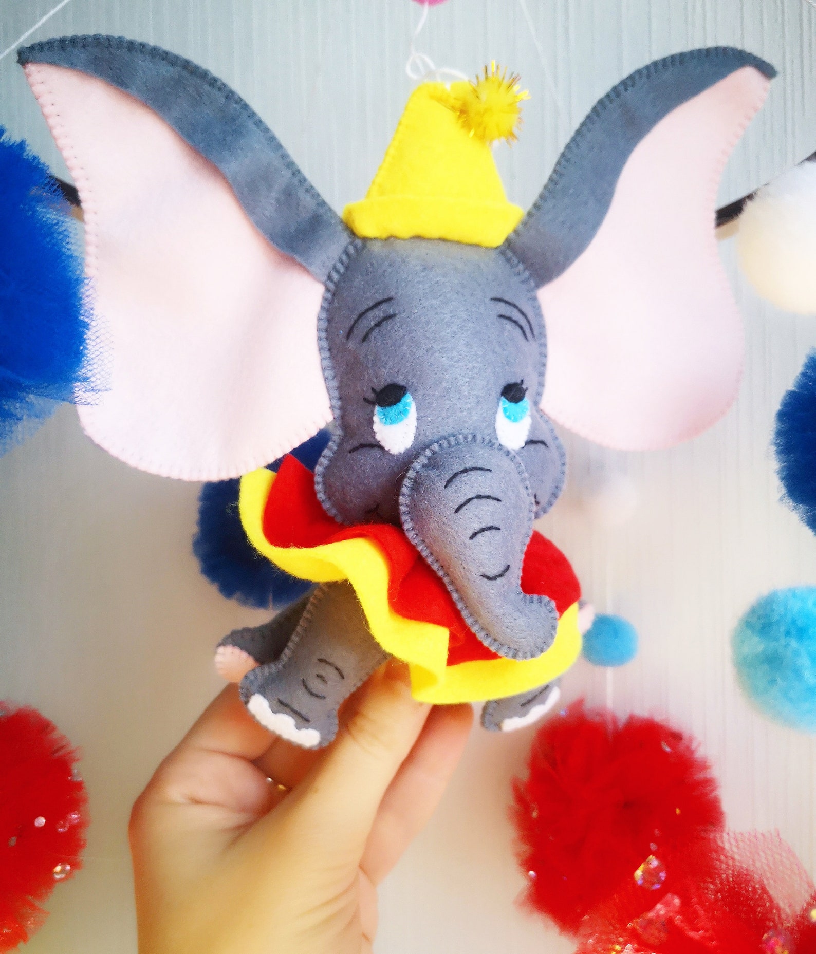Dumbo baby mobile Disney Baby mobile Dumbo Nursery decor Etsy