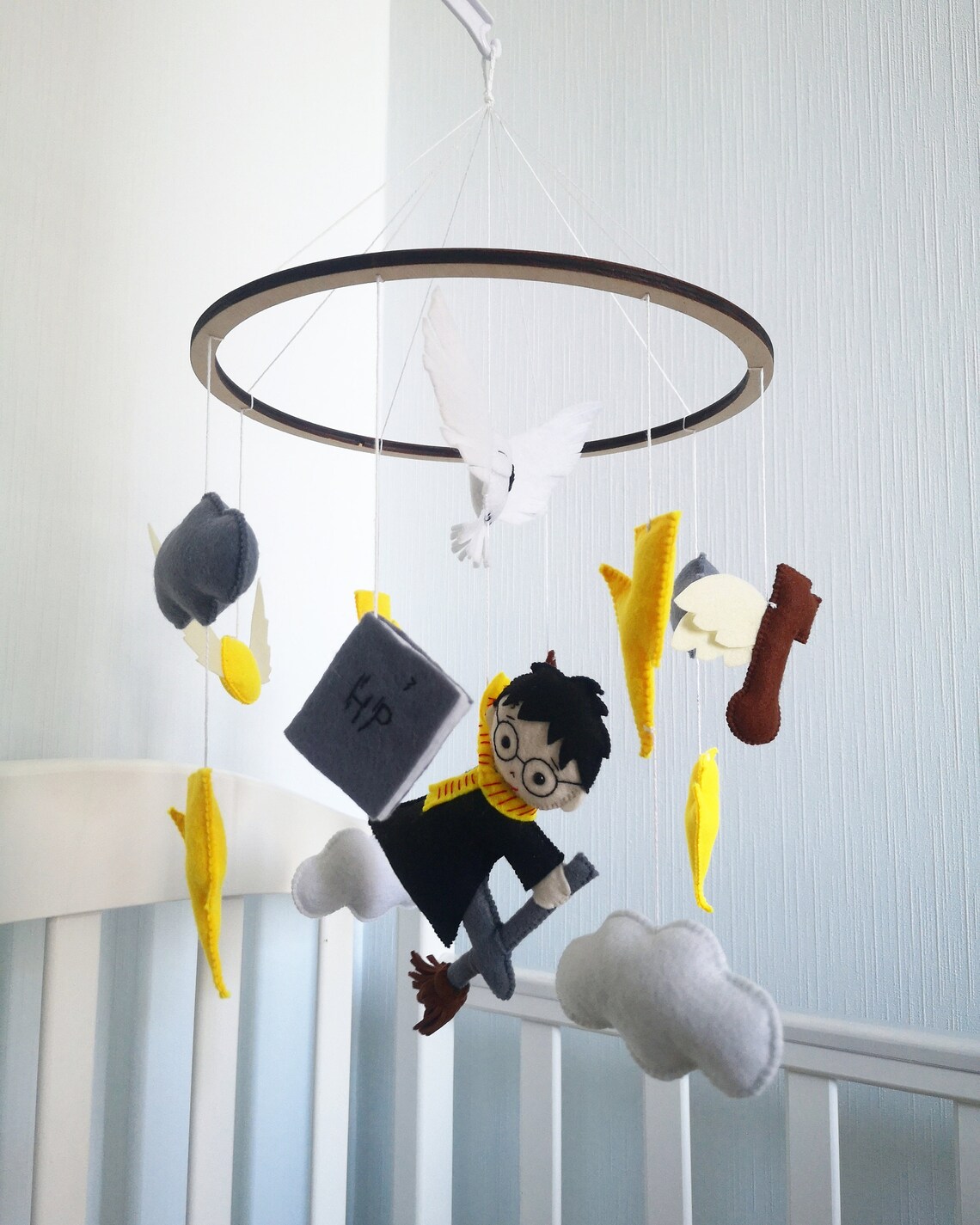 Harry potter crib mobile Harry Potter baby mobile Harry Etsy