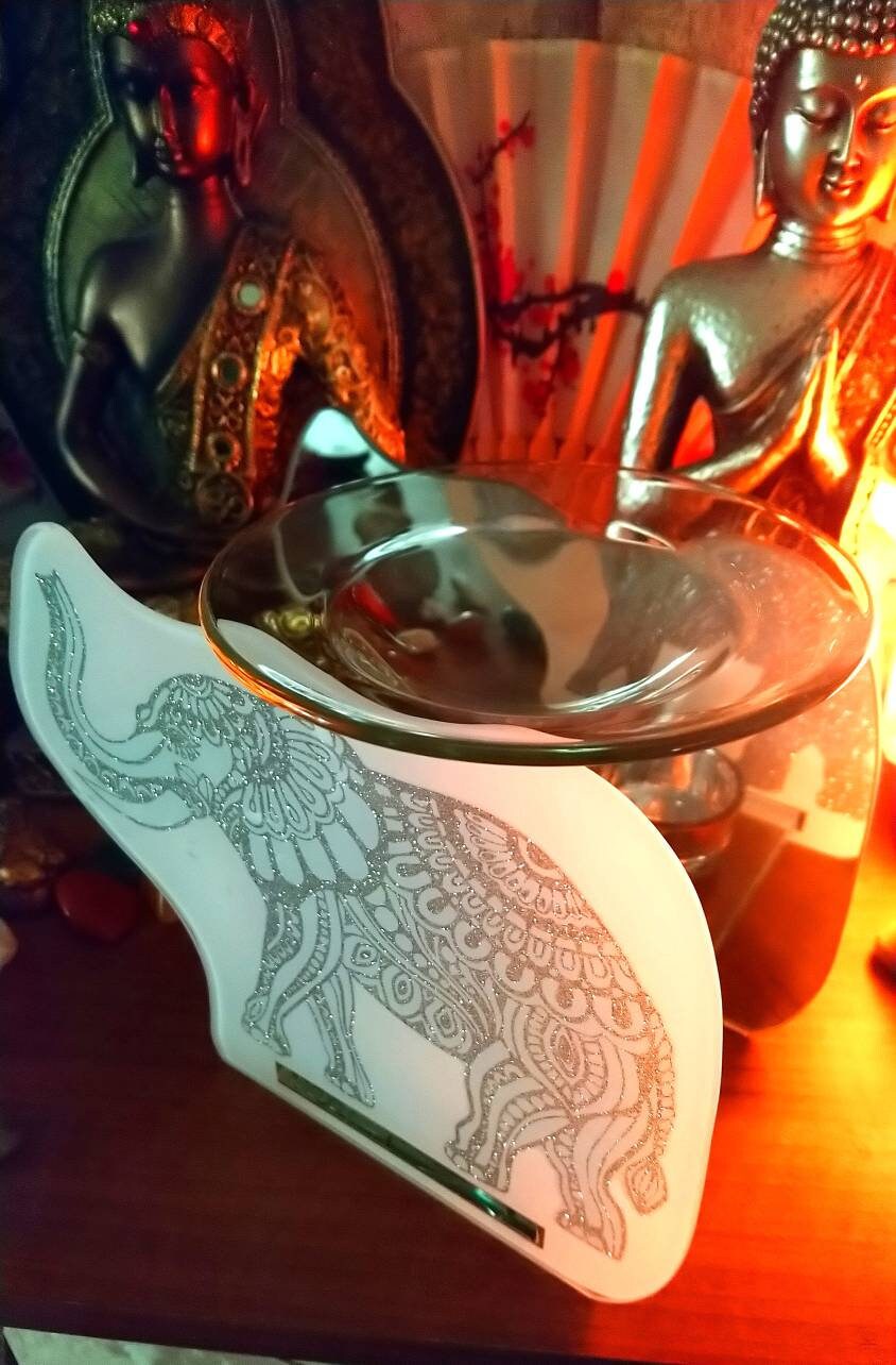 Elephants. Burner. Home Fragrance. Aroma Oils. Wax Melts. Silver