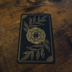 Leitura de uma carta de tarô