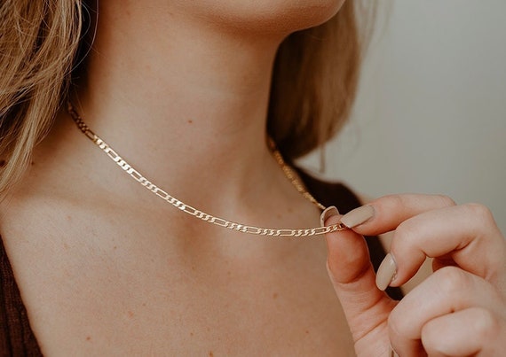 Necklace figaro sale