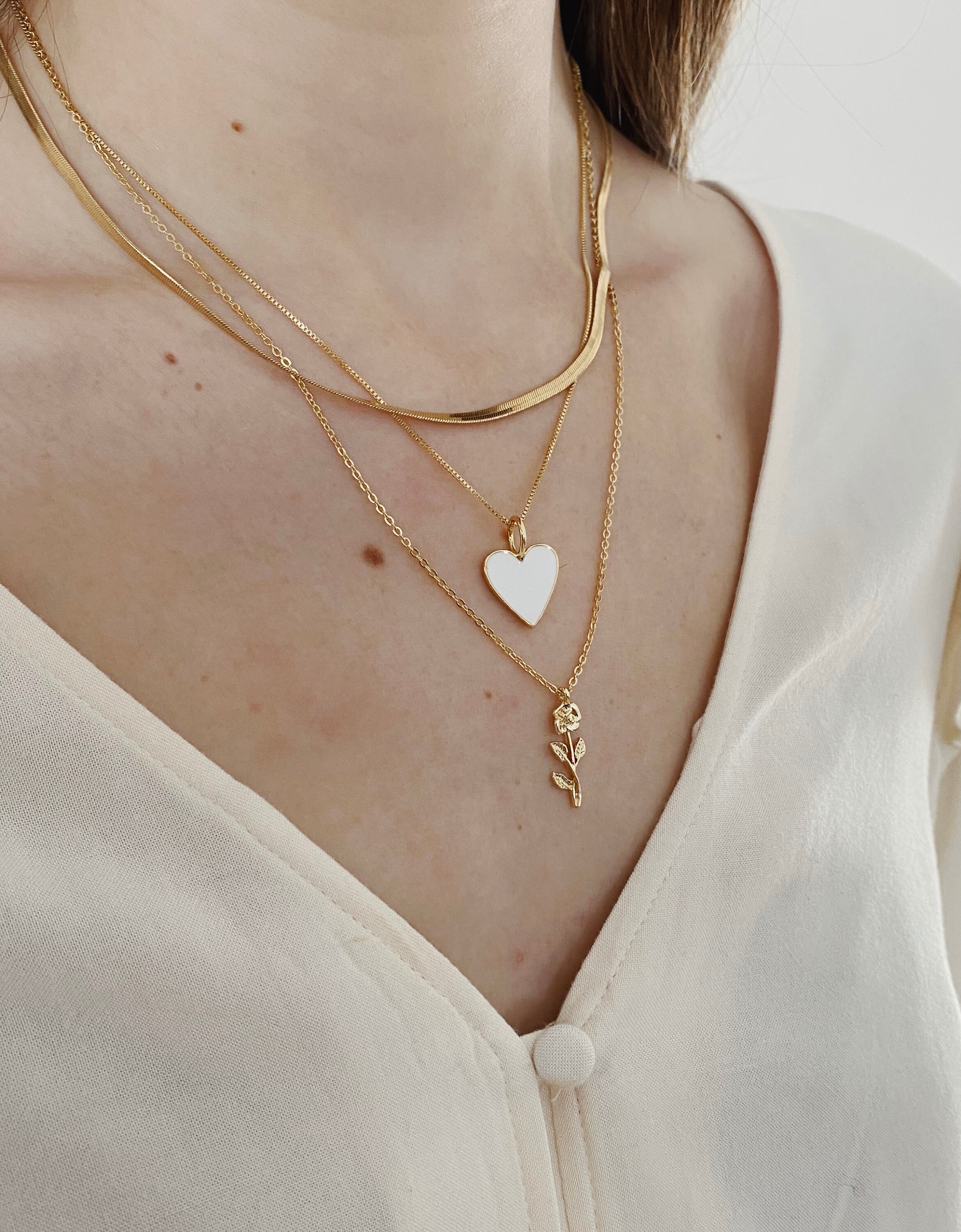 Delicate Chain Dainty Gold Layering 