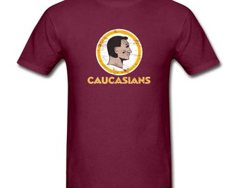 caucasian baseball shirt