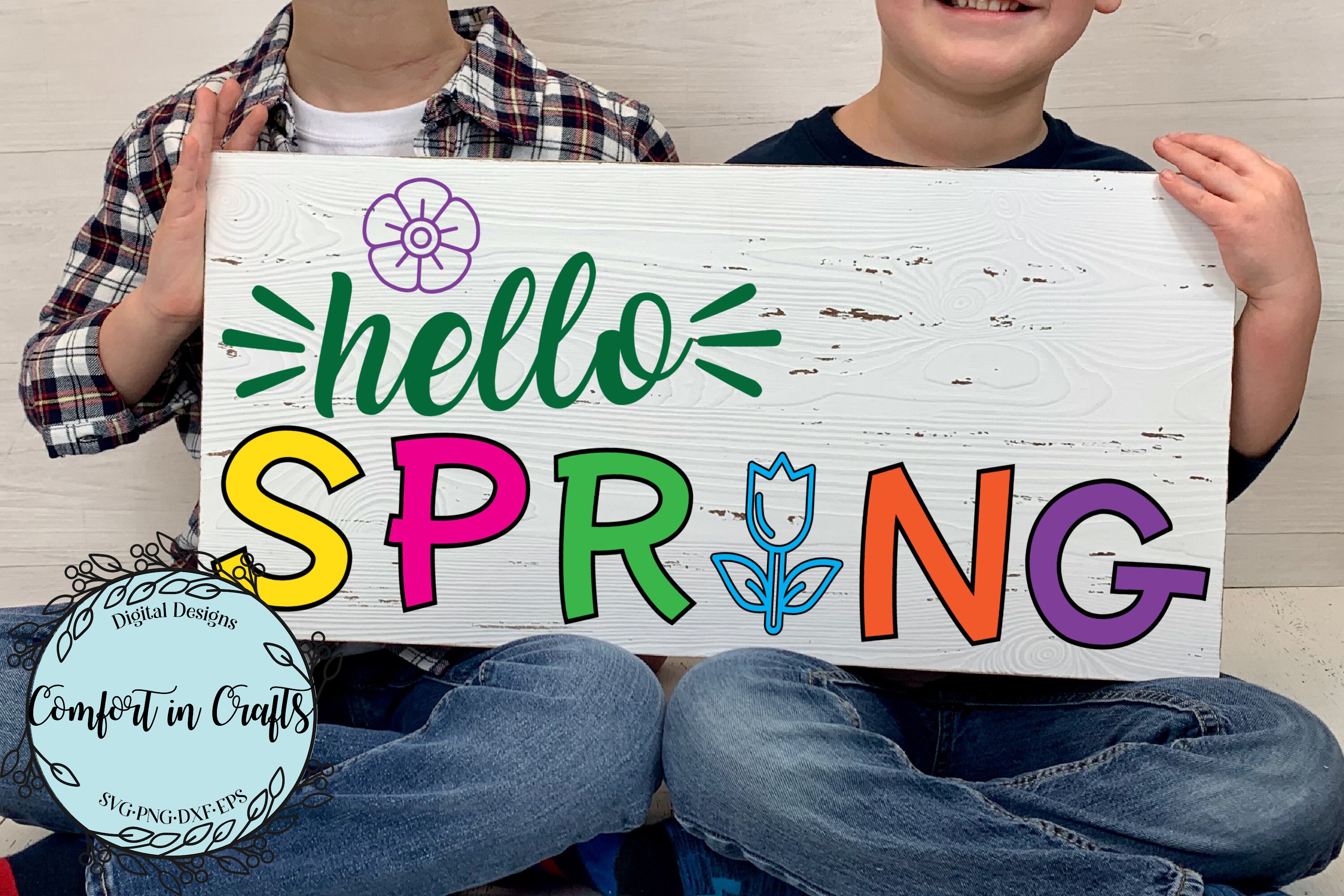 Hello Spring Sign SVG, Front Porch Design (digital Cut File) - Etsy