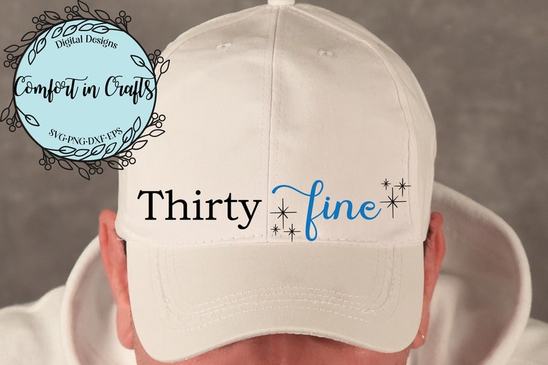 Thirty Fine Script Thirty Fine Birthday SVG and Sublimation Design, 39th or 35th Birthday ...