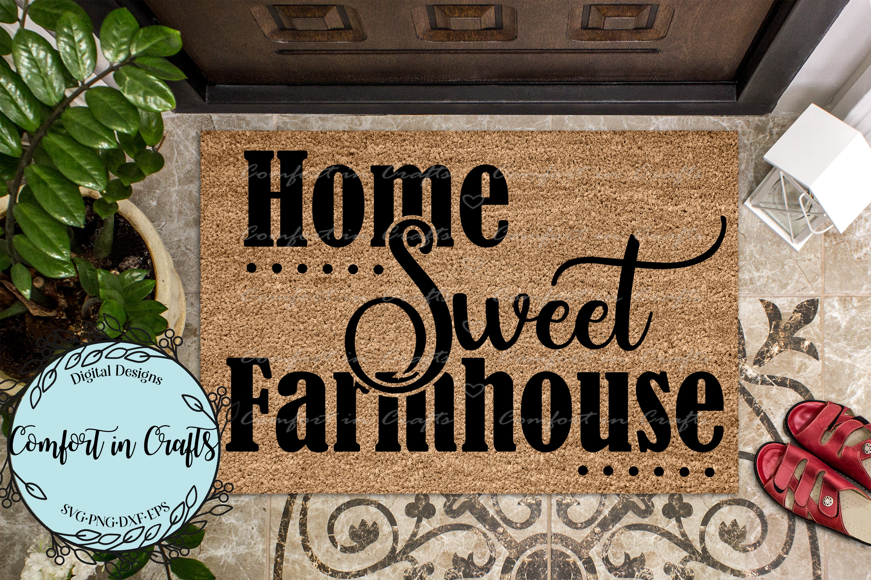 Home Sweet Farmhouse SVG Wood Sign Design Farmhouse Decor SVG - Etsy