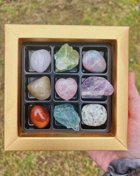 Crystal Valentine Chocolate Box  Intuitively Picked Crystal - Etsy