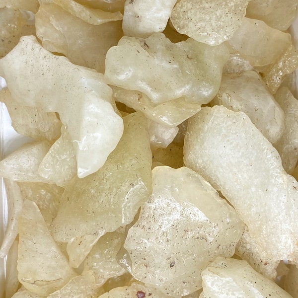 Libyan Desert Glass: A Quality, Small Pieces (20-100 gram lot)