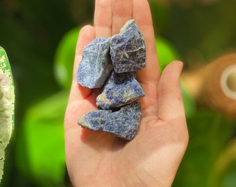Raw Sodalite Crystal Chunk | Natural Calming Stone (1-2 inch)