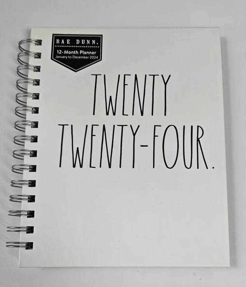 2025 Planner Rae Dunn two Thousand Twenty Four 12 Months Planner Jan