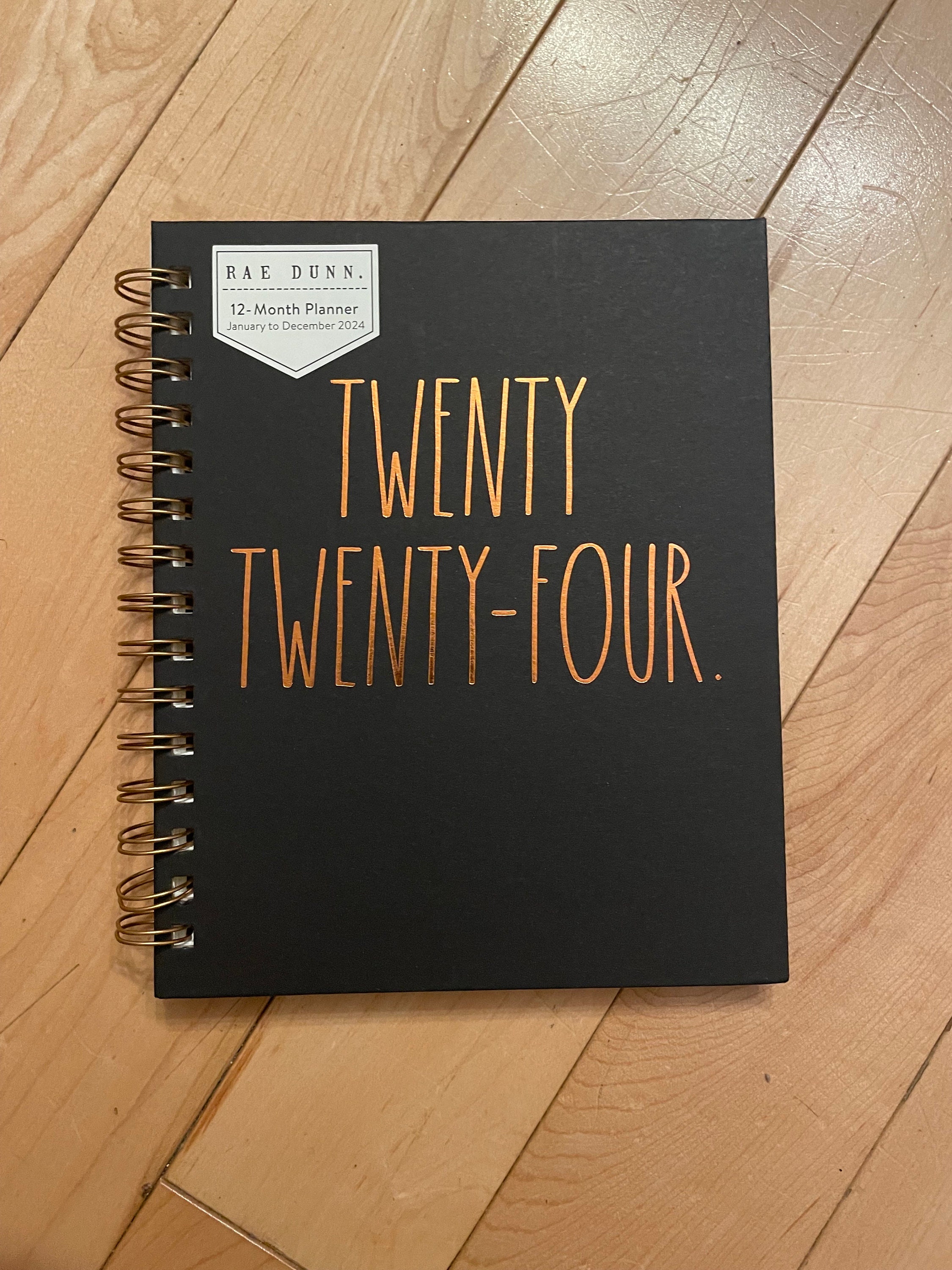 2024 Planner Rae Dunn two Thousand Twenty Four 12 Months Planner Jan