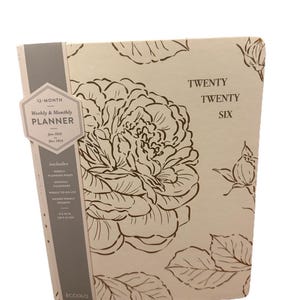 Eccolo Planner 2026 Agenda Planner, 12 Month, Monthly & Weekly Pages 8 x 10" January -December 2026 Weekly To- Do- List(Choose Your Style)