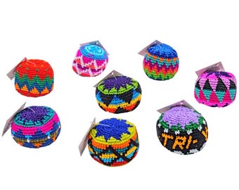 Toysmith Hacky Sack Kick Bag Guatemalan Footbag Assorted Colors (1Pc per order) 2.5 Inches