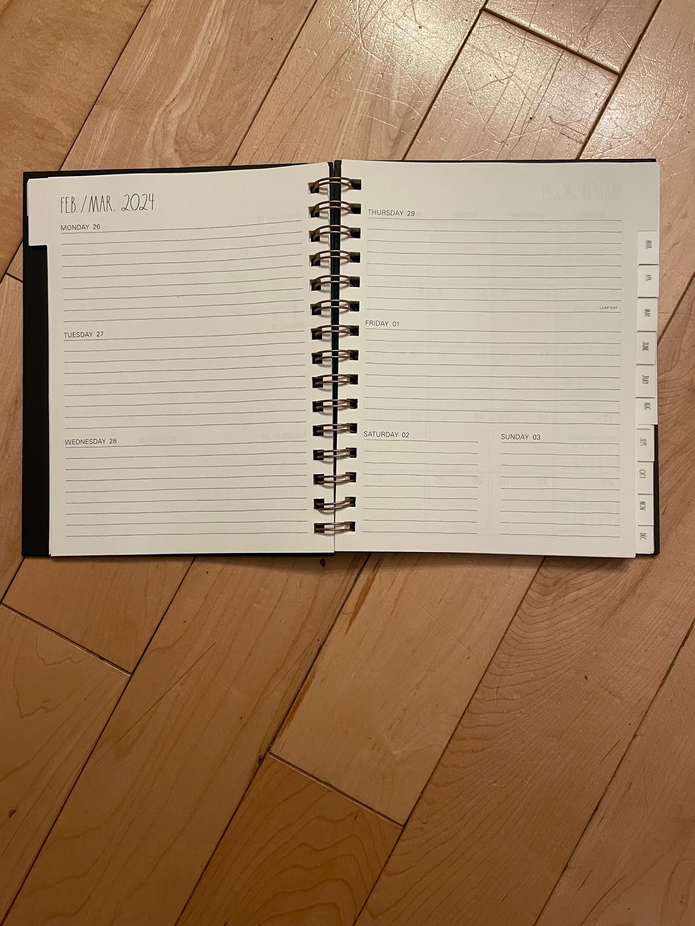 2024 Planner Rae Dunn two Thousand Twenty Four 12 Months Planner Jan
