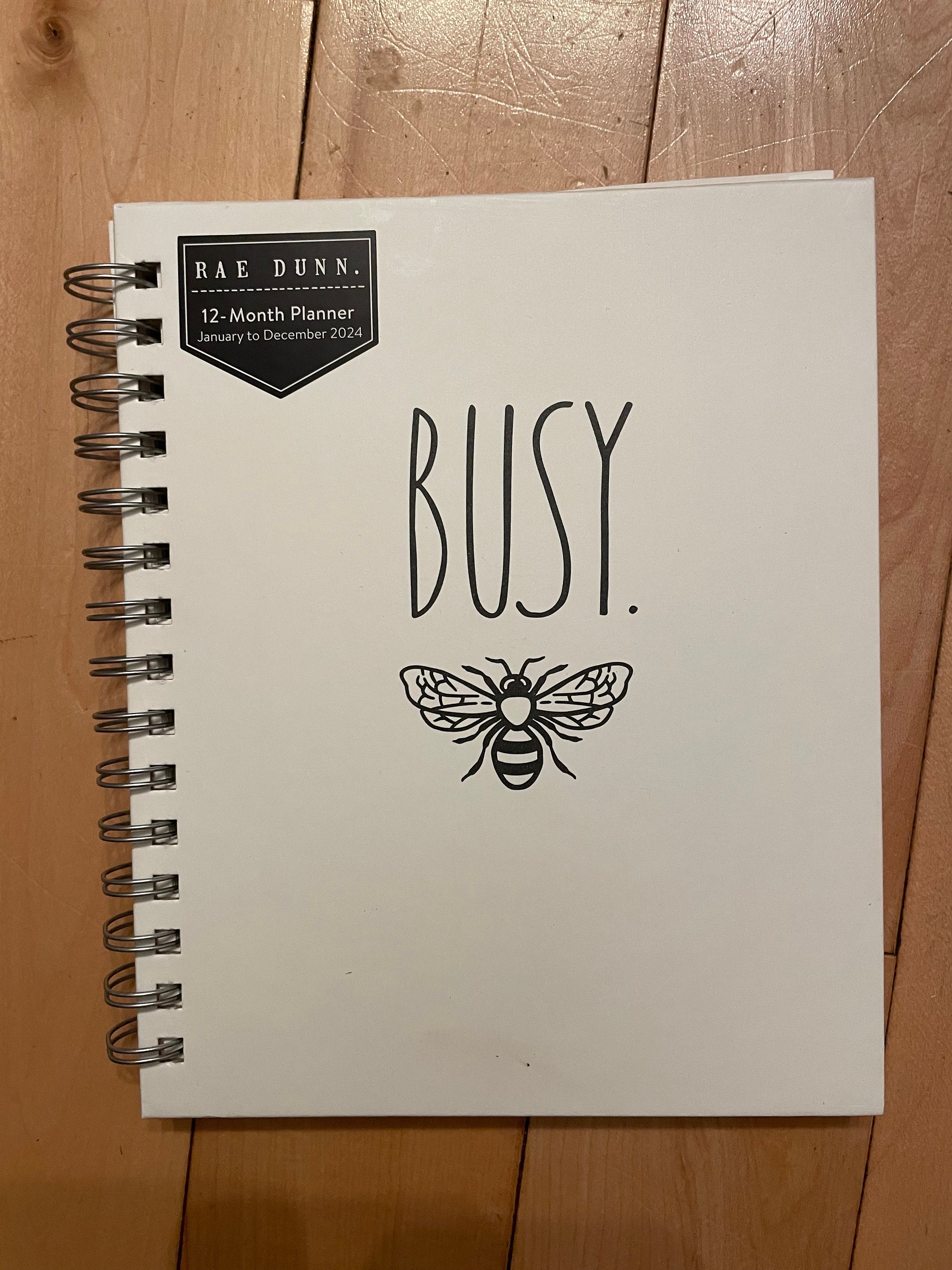 2024 Planner Rae Dunn two Thousand Twenty Four 12 Months Planner Jan