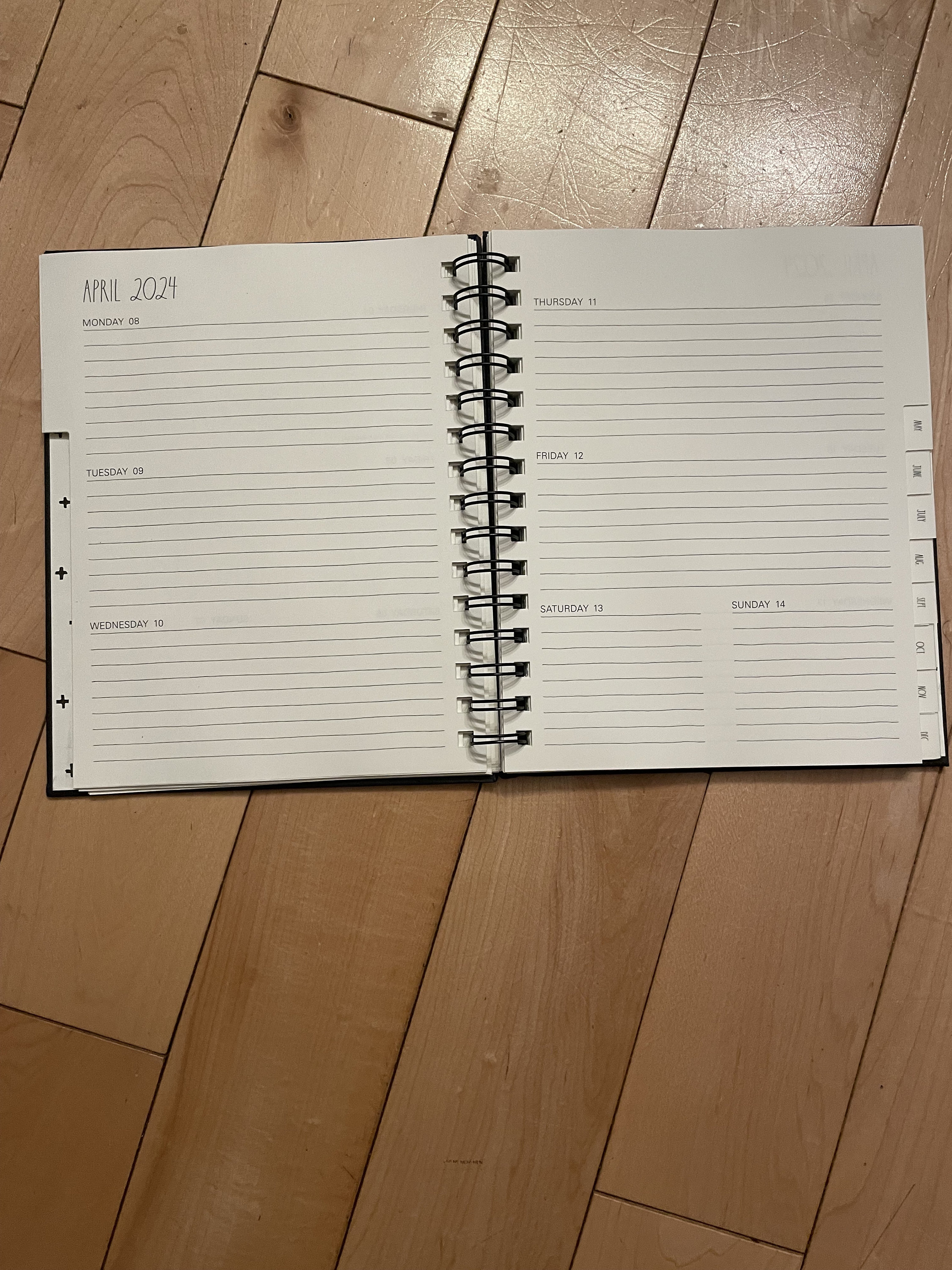 2024 Planner Rae Dunn two Thousand Twenty Four 12 Months Planner Jan
