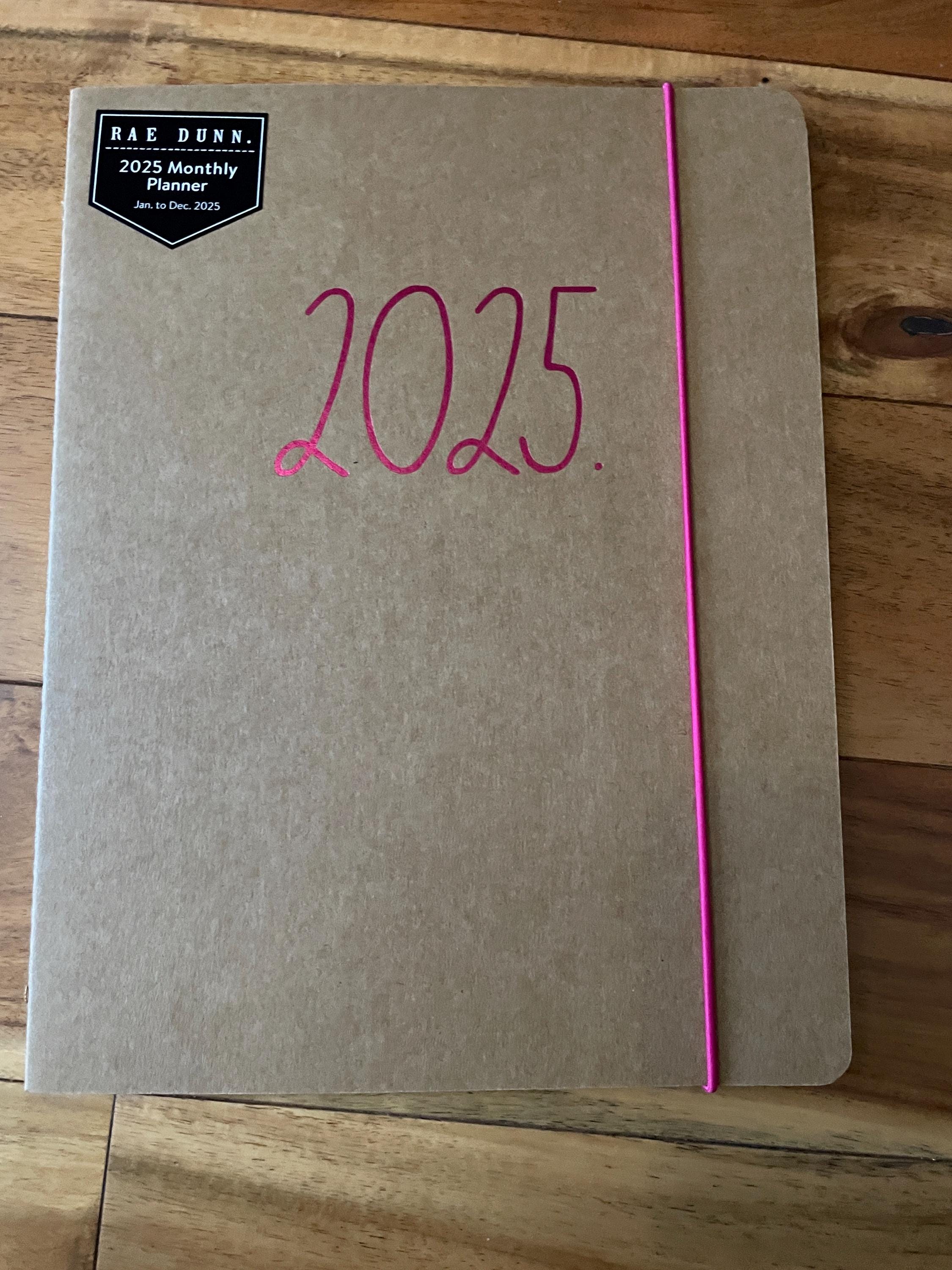 2025 Planner Rae Dunn Twenty Twenty Five “2025” 12 Months Planner
