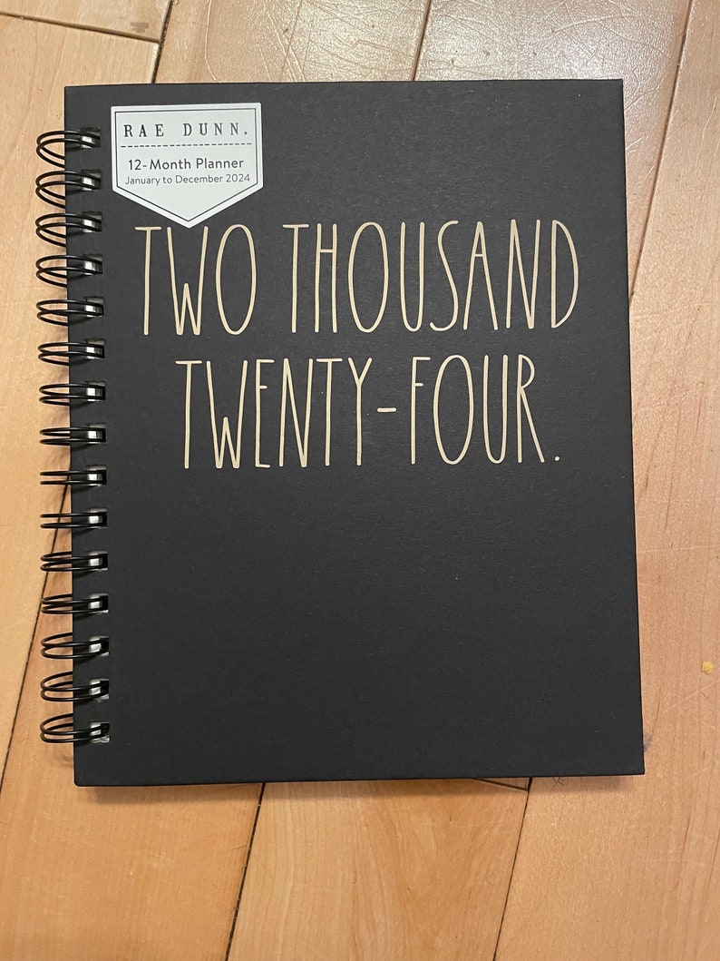 2025 Planner Rae Dunn two Thousand Twenty Four 12 Months Planner Jan