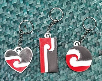 3D Printed Tino Rangatiratanga Inspired Keyring