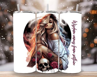 Wisdom Comes From Within digital design to fit 20oz tumbler. Digital download files only!