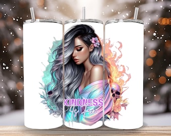 Kindness is Free digital design to fit 20oz tumbler. Digital download files only!